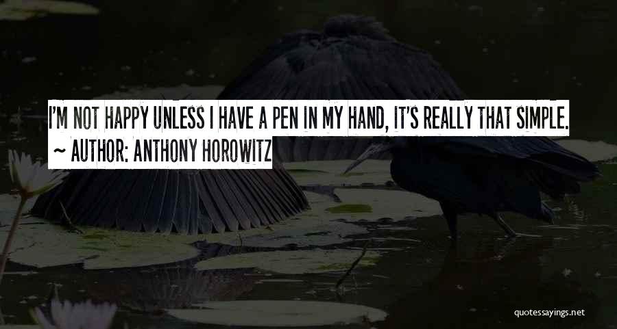 I'm Not Simple Quotes By Anthony Horowitz