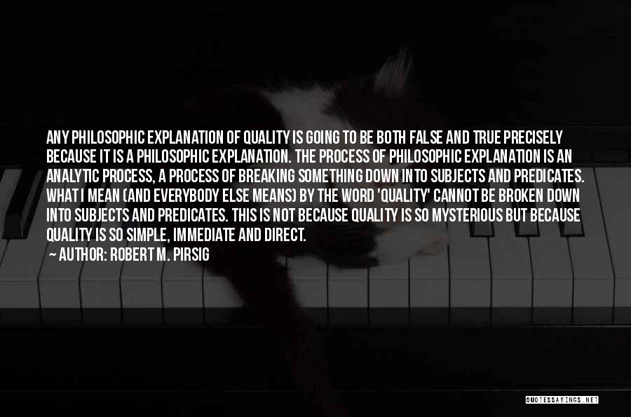 I'm Not Simple Quotes By Robert M. Pirsig