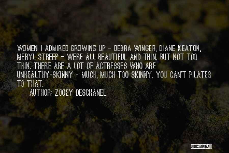 I'm Not Skinny But I'm Beautiful Quotes By Zooey Deschanel