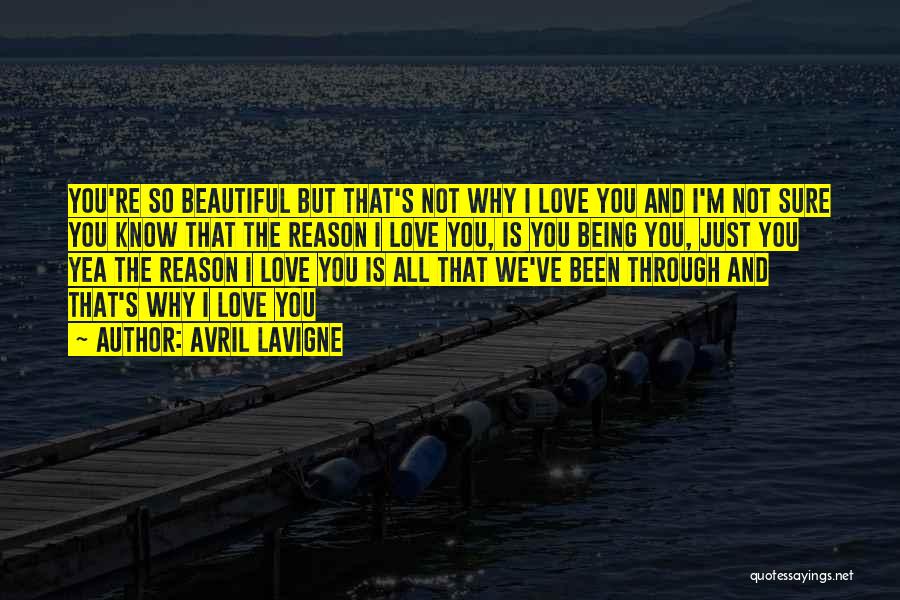 I'm Not So Beautiful Quotes By Avril Lavigne