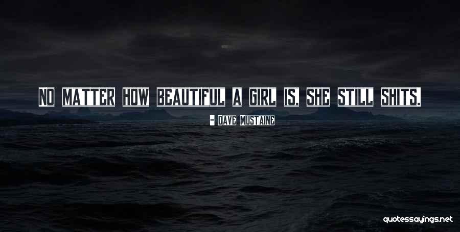 I'm Not The Most Beautiful Girl Quotes By Dave Mustaine