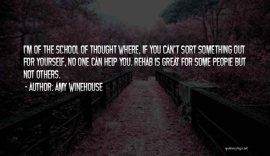 I'm Not The One For You Quotes By Amy Winehouse