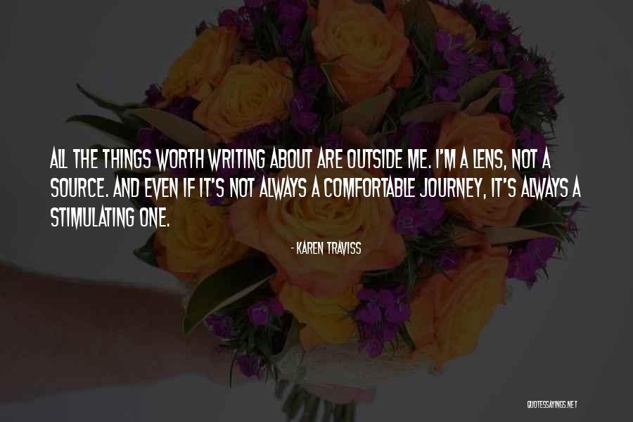 I'm Not Worth It Quotes By Karen Traviss