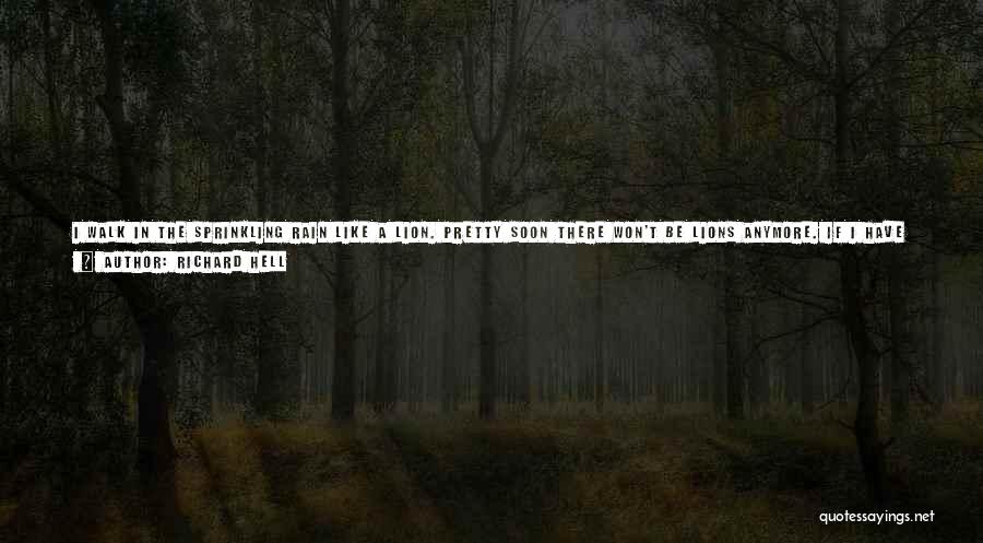 I'm Nothing In This World Quotes By Richard Hell