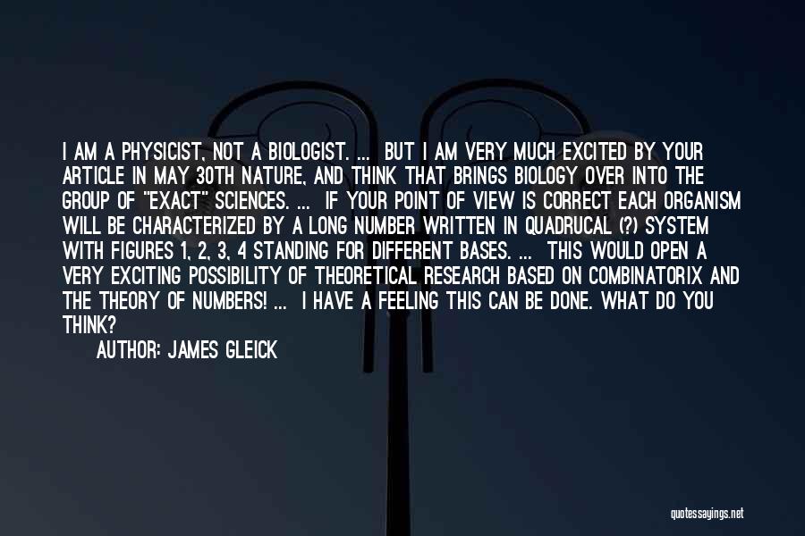 I'm Number 4 Quotes By James Gleick