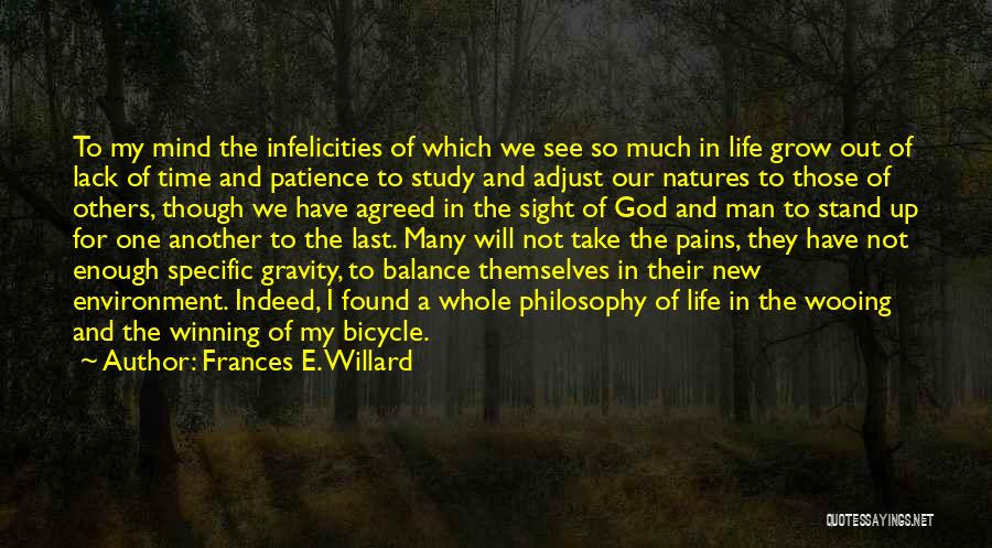 I'm Out Of Patience Quotes By Frances E. Willard