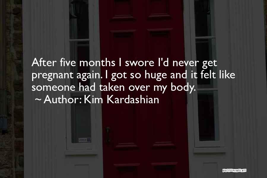 I'm Pregnant Again Quotes By Kim Kardashian