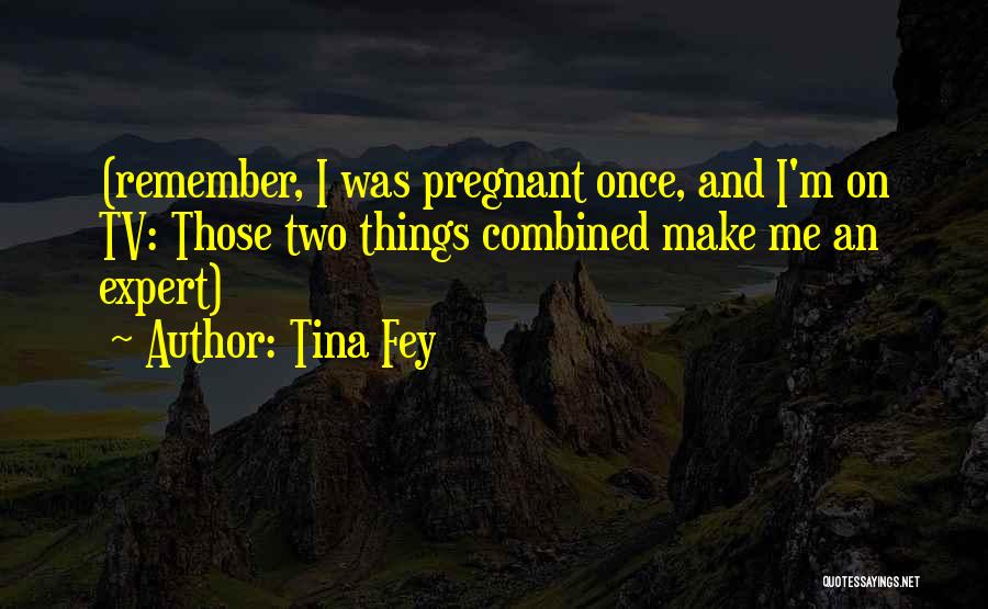 I'm Pregnant Quotes By Tina Fey