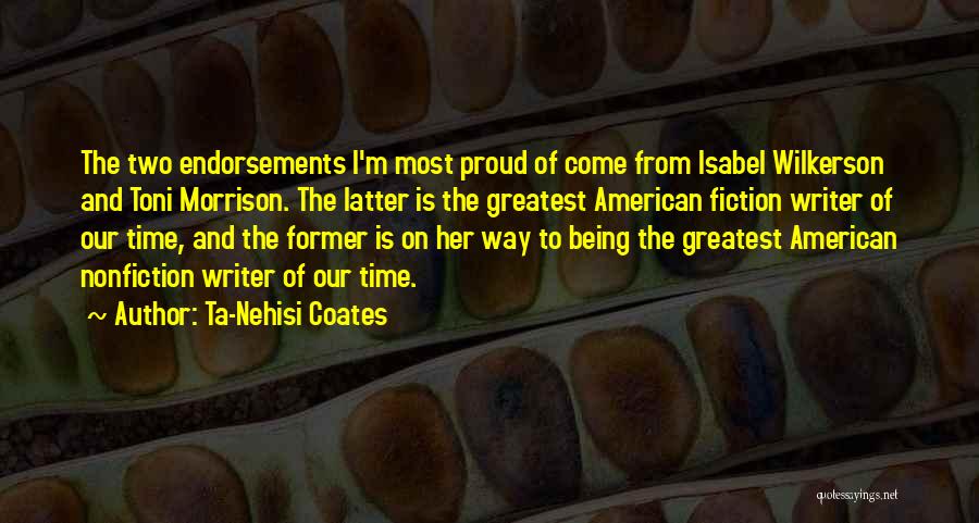 I'm Proud Of Her Quotes By Ta-Nehisi Coates