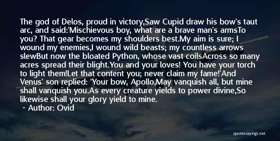 I'm Proud Of You My Son Quotes By Ovid