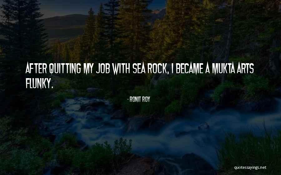 I'm Quitting My Job Quotes By Ronit Roy