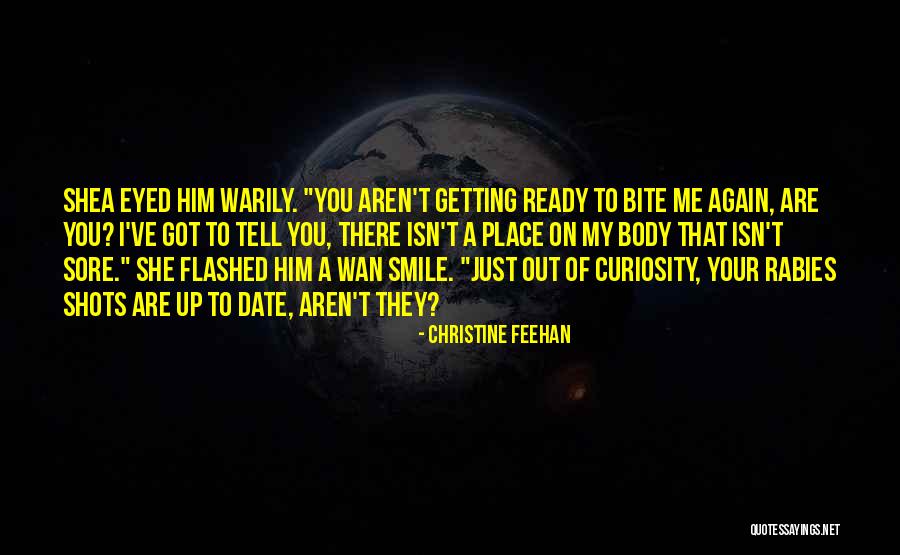I'm Ready To Date Quotes By Christine Feehan I'm Ready To Date Quotes By Christine Feehan