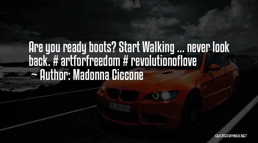 I'm Ready To Start Over Quotes By Madonna Ciccone