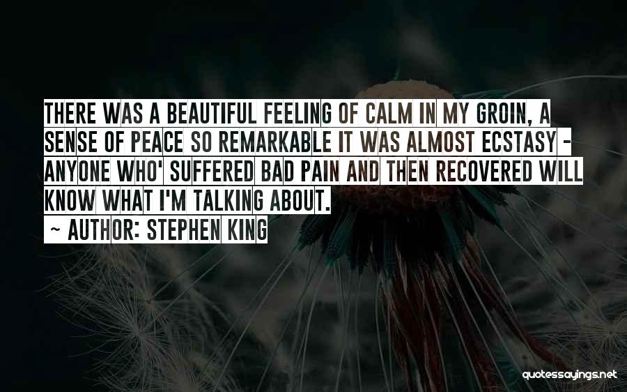 I'm Recovering Quotes By Stephen King