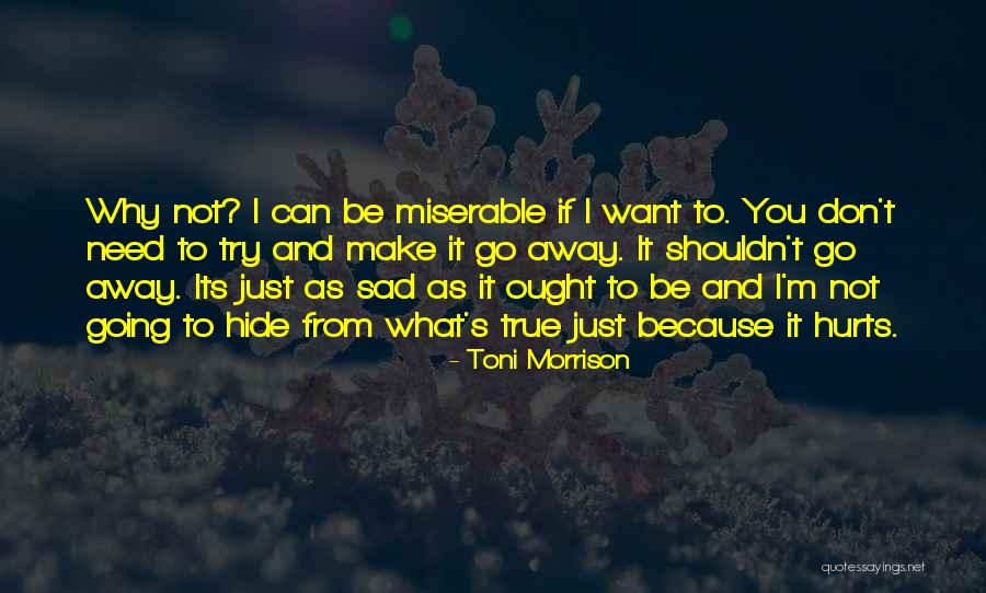 I'm Sad Because You Quotes By Toni Morrison I'm Sad Because You Quotes By Toni Morrison