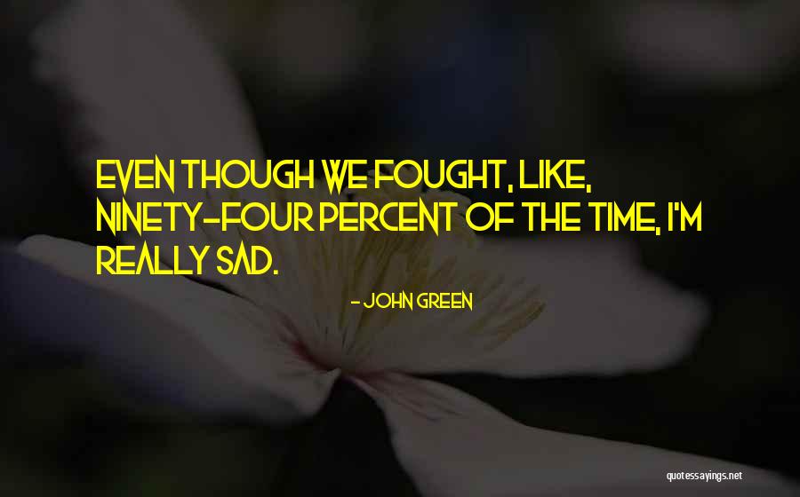 I'm Sad Quotes By John Green