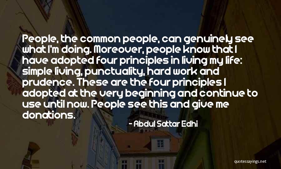 I'm Simple Quotes By Abdul Sattar Edhi