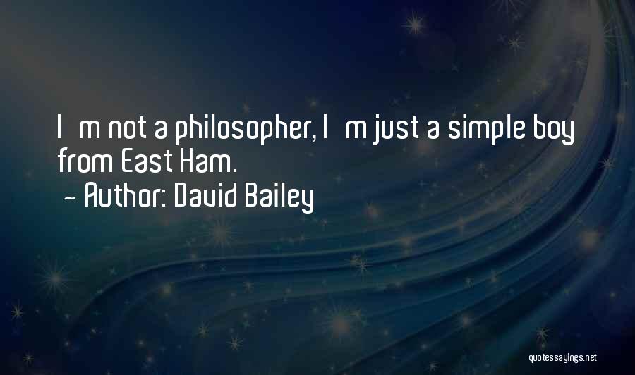 I'm Simple Quotes By David Bailey