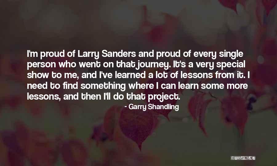 I'm Single And Proud Quotes By Garry Shandling