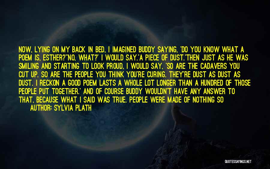 I'm Smiling Because Of You Quotes By Sylvia Plath