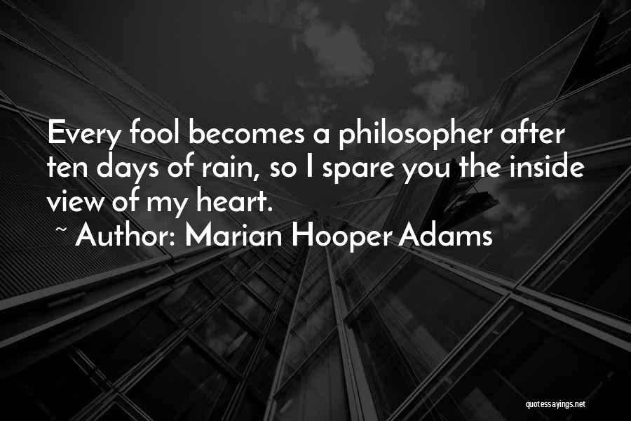 I'm So Fool Quotes By Marian Hooper Adams