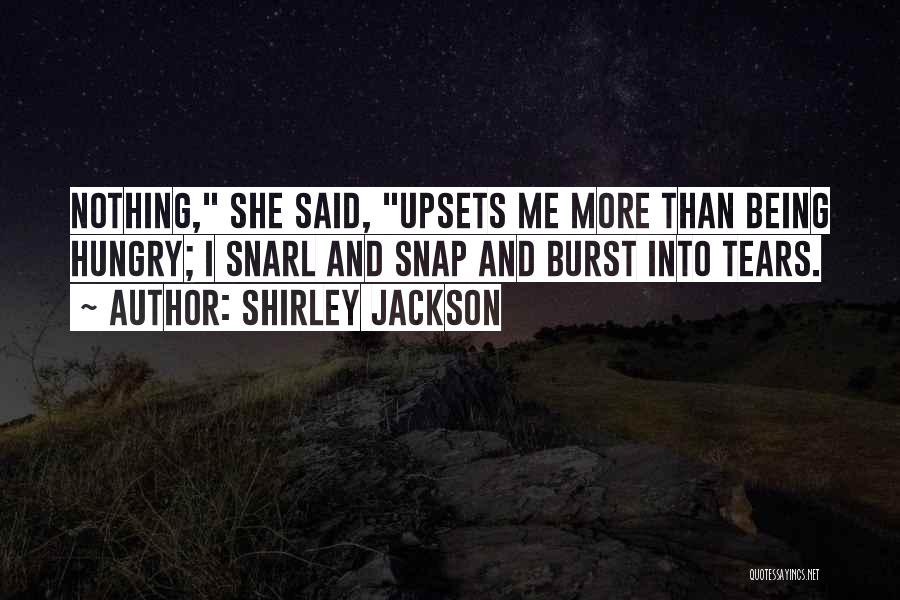 I'm So Hungry Funny Quotes By Shirley Jackson