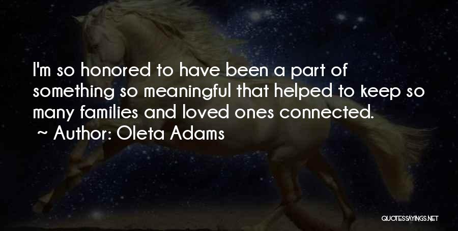 I'm So Loved Quotes By Oleta Adams