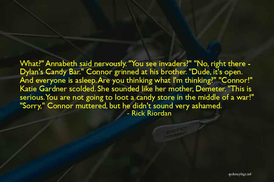 I'm Sorry Brother Quotes By Rick Riordan I'm Sorry Brother Quotes By Rick Riordan