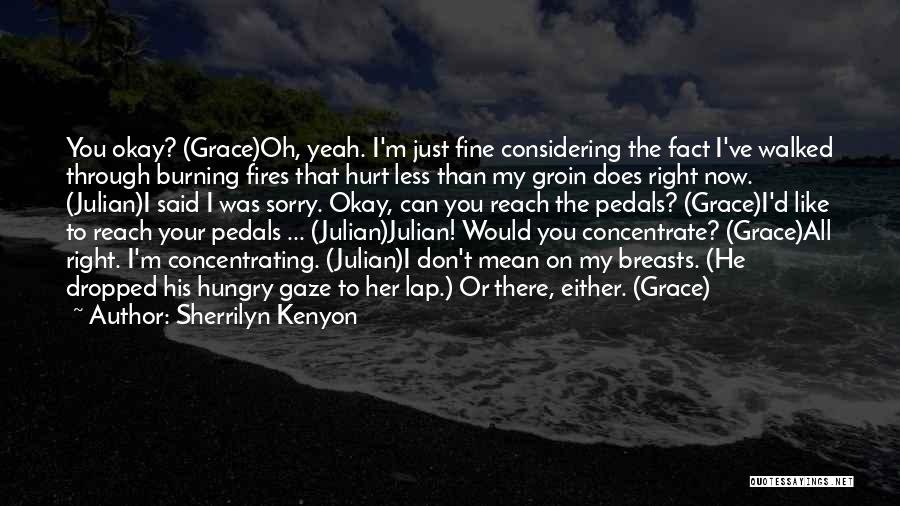 I'm Sorry Hurt You Quotes By Sherrilyn Kenyon