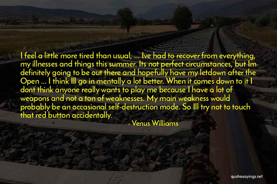 Im Sorry Im Not Perfect Quotes By Venus Williams