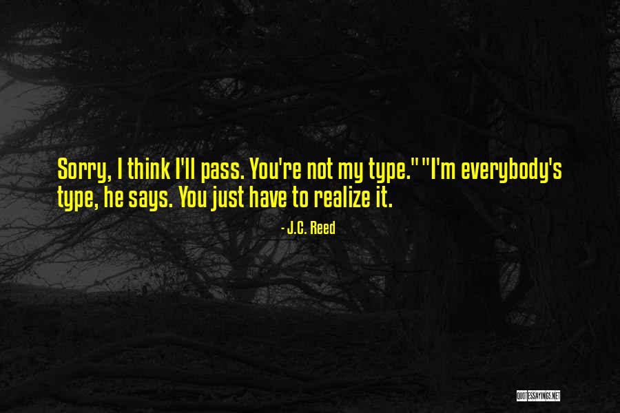 I'm Sorry Love Quotes By J.C. Reed