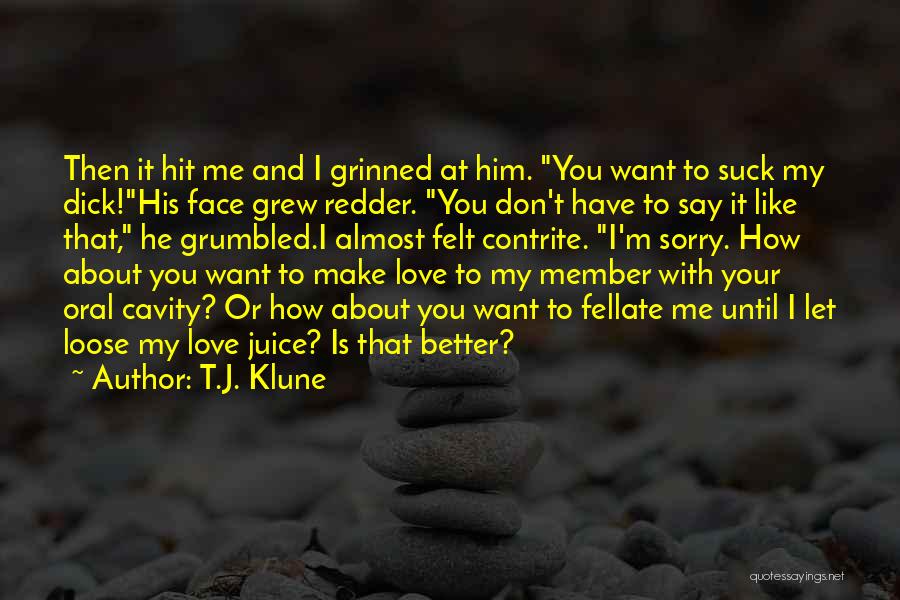 I'm Sorry My Love Quotes By T.J. Klune