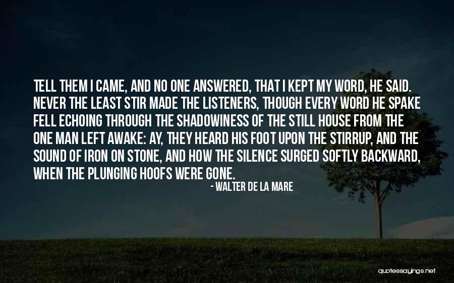 I'm Still Awake Quotes By Walter De La Mare I'm Still Awake Quotes By Walter De La Mare