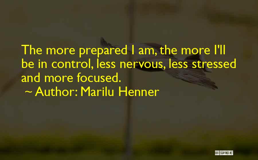 I'm Stressed Quotes By Marilu Henner