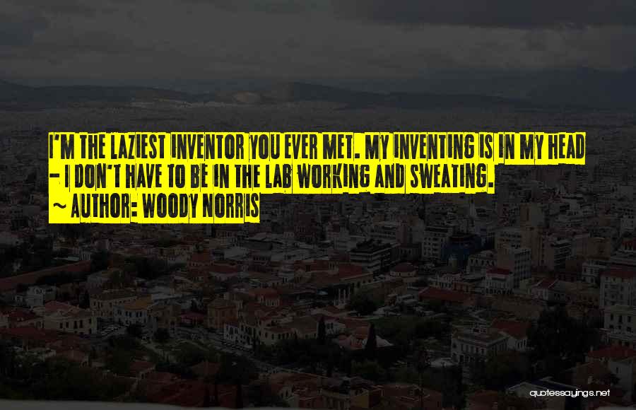 I'm Sweating Quotes By Woody Norris