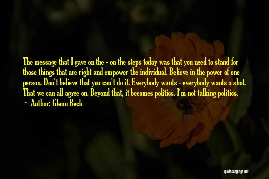 I'm Talking To You Quotes By Glenn Beck