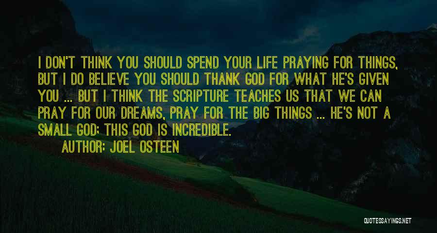 I'm Thankful For God Quotes By Joel Osteen