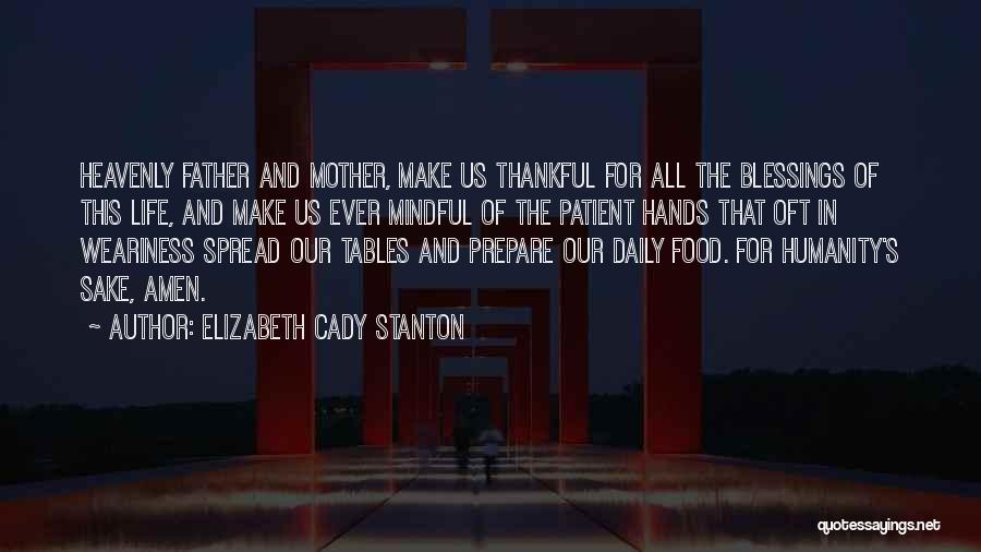 I'm Thankful For My Mother Quotes By Elizabeth Cady Stanton