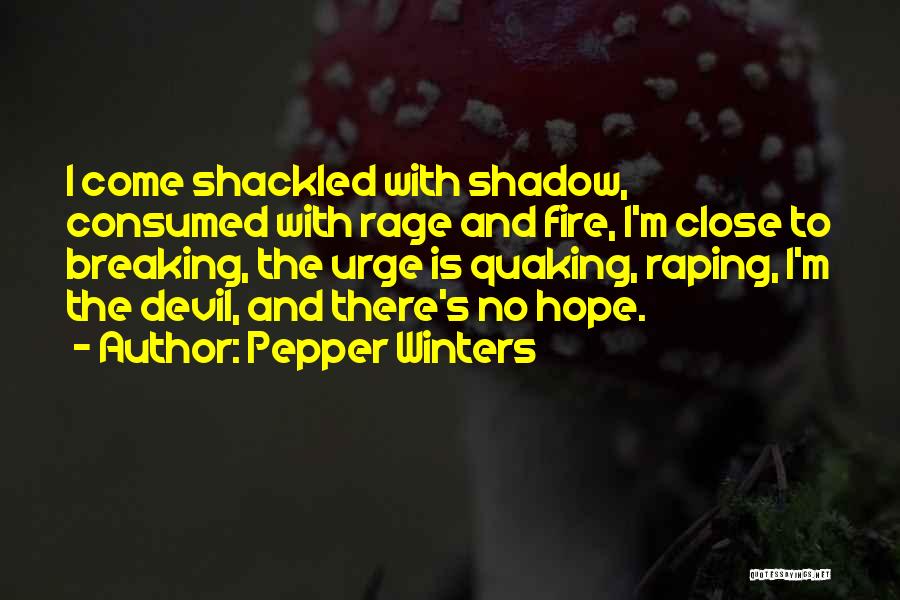 I'm The Devil Quotes By Pepper Winters