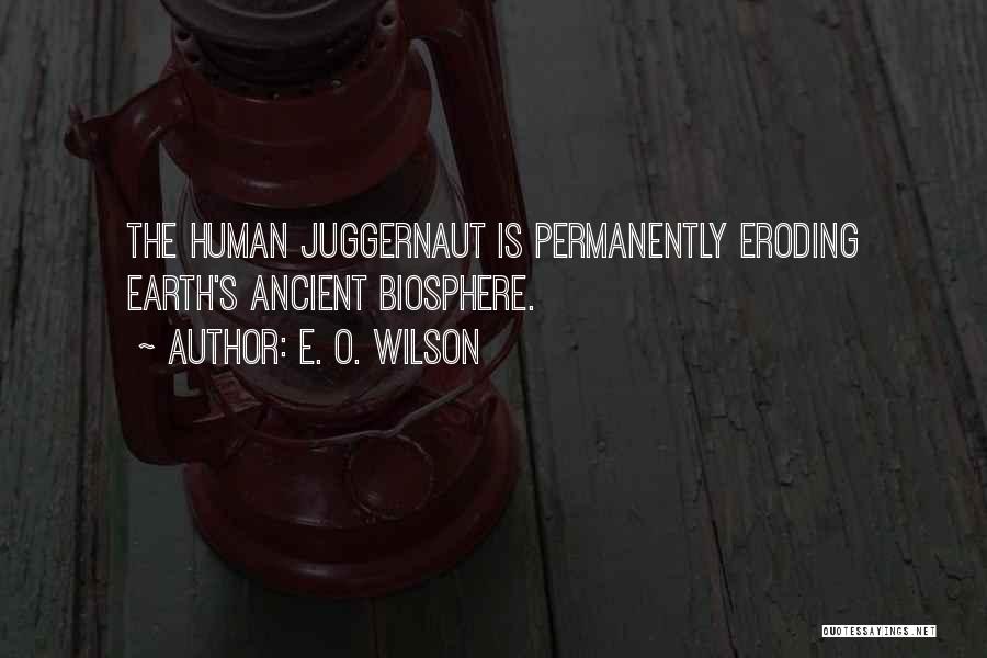 I'm The Juggernaut Quotes By E. O. Wilson