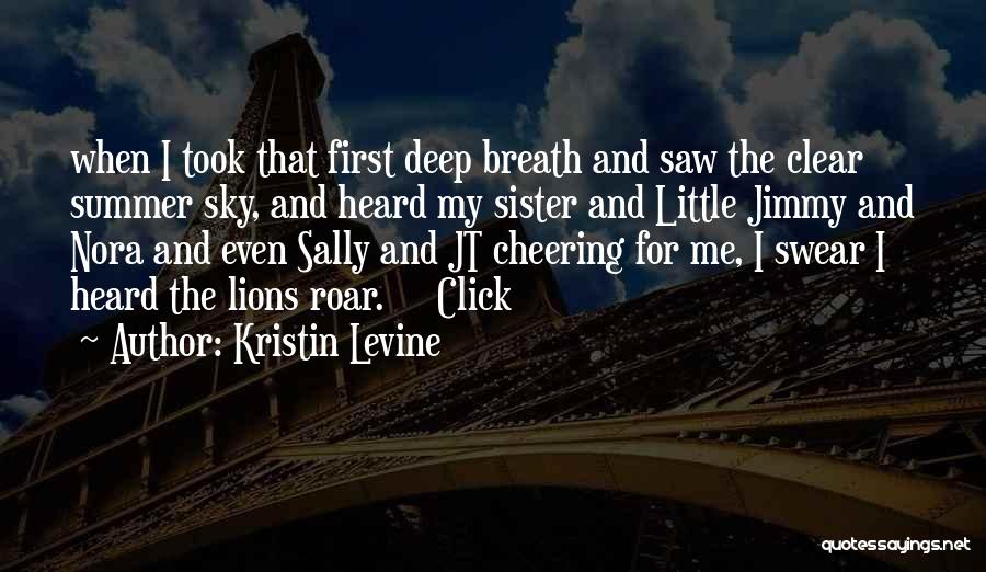I'm The Little Sister Quotes By Kristin Levine
