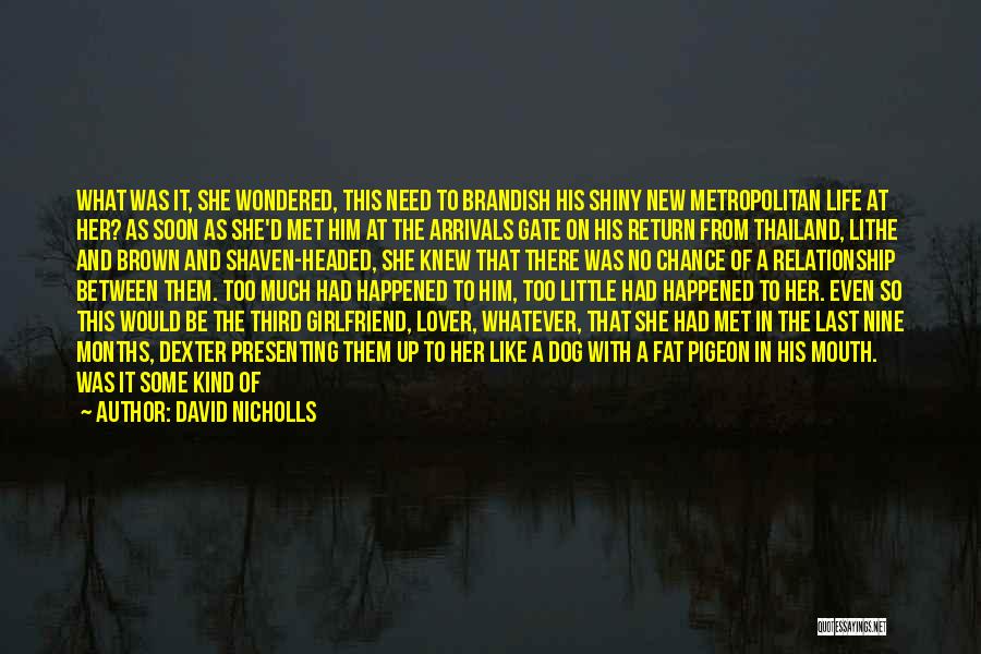 I'm The New Girlfriend Quotes By David Nicholls I'm The New Girlfriend Quotes By David Nicholls