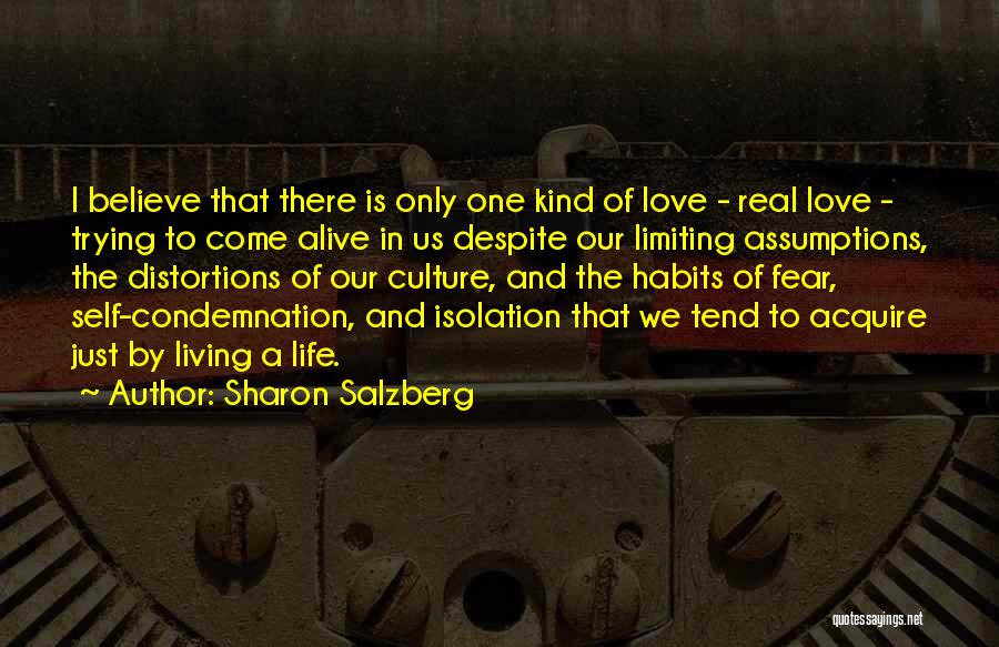 I'm The Only One Trying Quotes By Sharon Salzberg