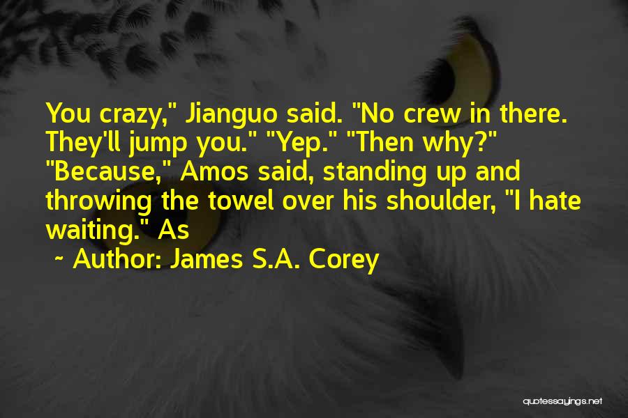 I'm Throwing In The Towel Quotes By James S.A. Corey