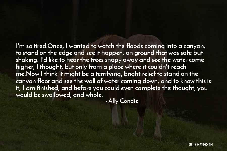 I'm Tired Now Quotes By Ally Condie I'm Tired Now Quotes By Ally Condie
