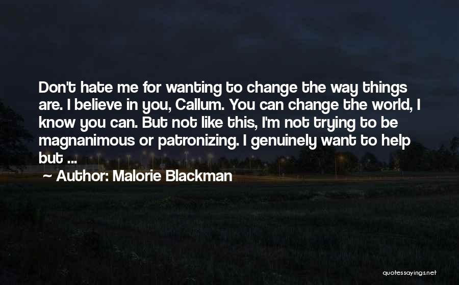 I'm Trying To Change Quotes By Malorie Blackman