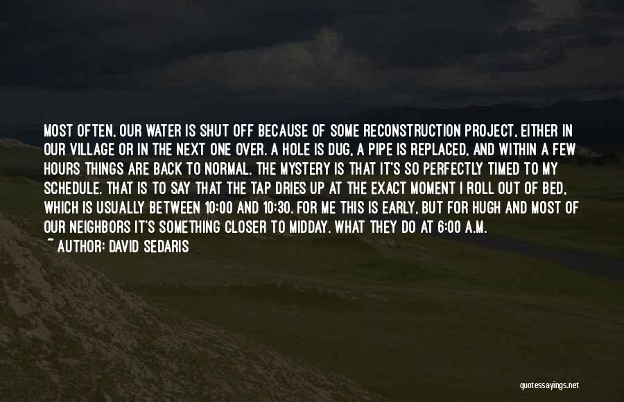 I'm Up Early Quotes By David Sedaris