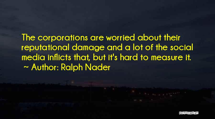 I'm Worried About U Quotes By Ralph Nader