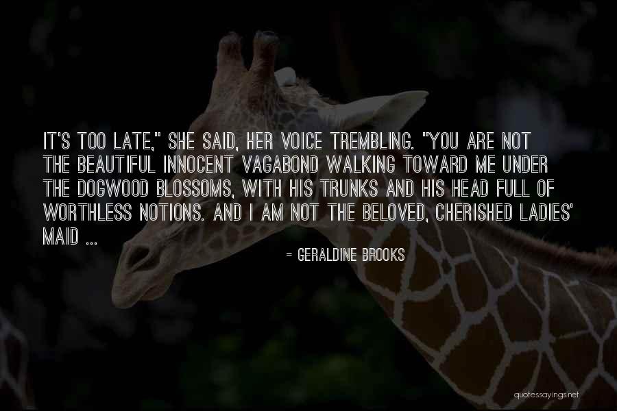I'm Worthless Quotes By Geraldine Brooks I'm Worthless Quotes By Geraldine Brooks