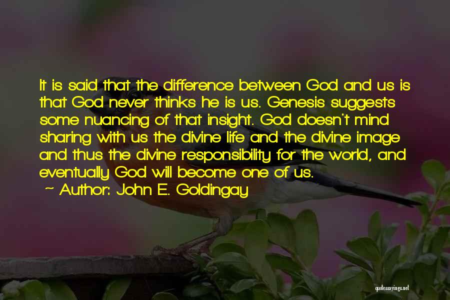 Image Of God Quotes By John E. Goldingay